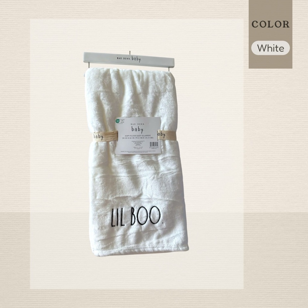 Rae Dunn Baby Blanket - “Lil Boo”